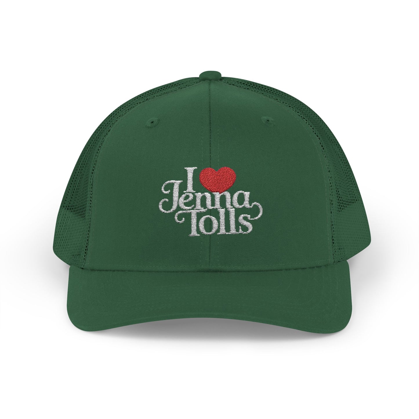 I Love Jenna Tolls Embroidered Snapback