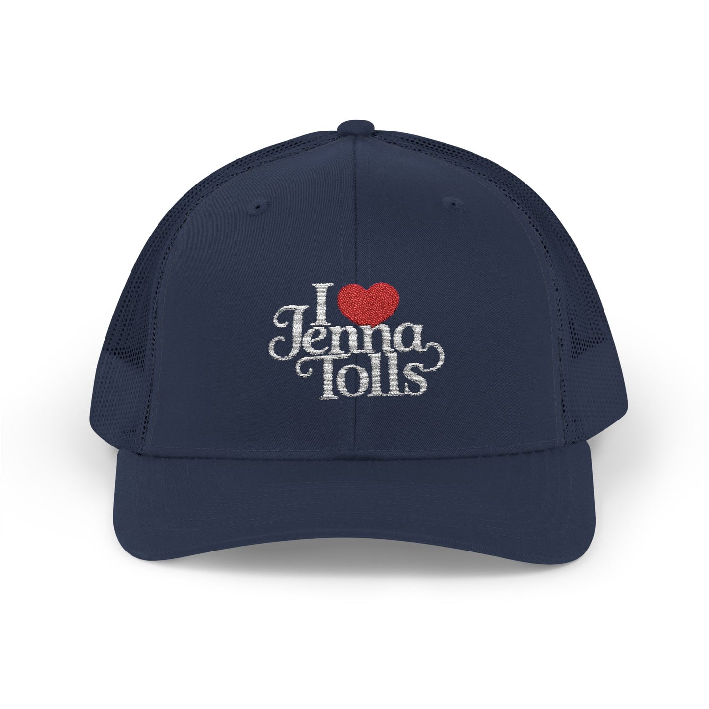 I Love Jenna Tolls Embroidered Snapback