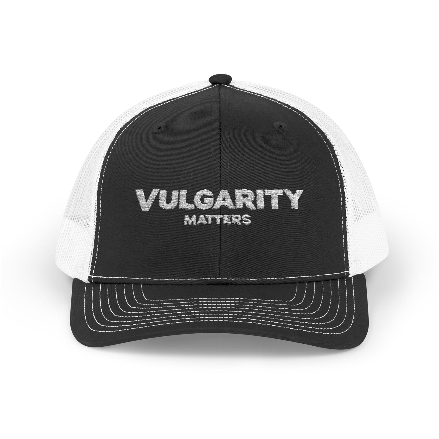 Vulgarity Matters Embroidered Snapback