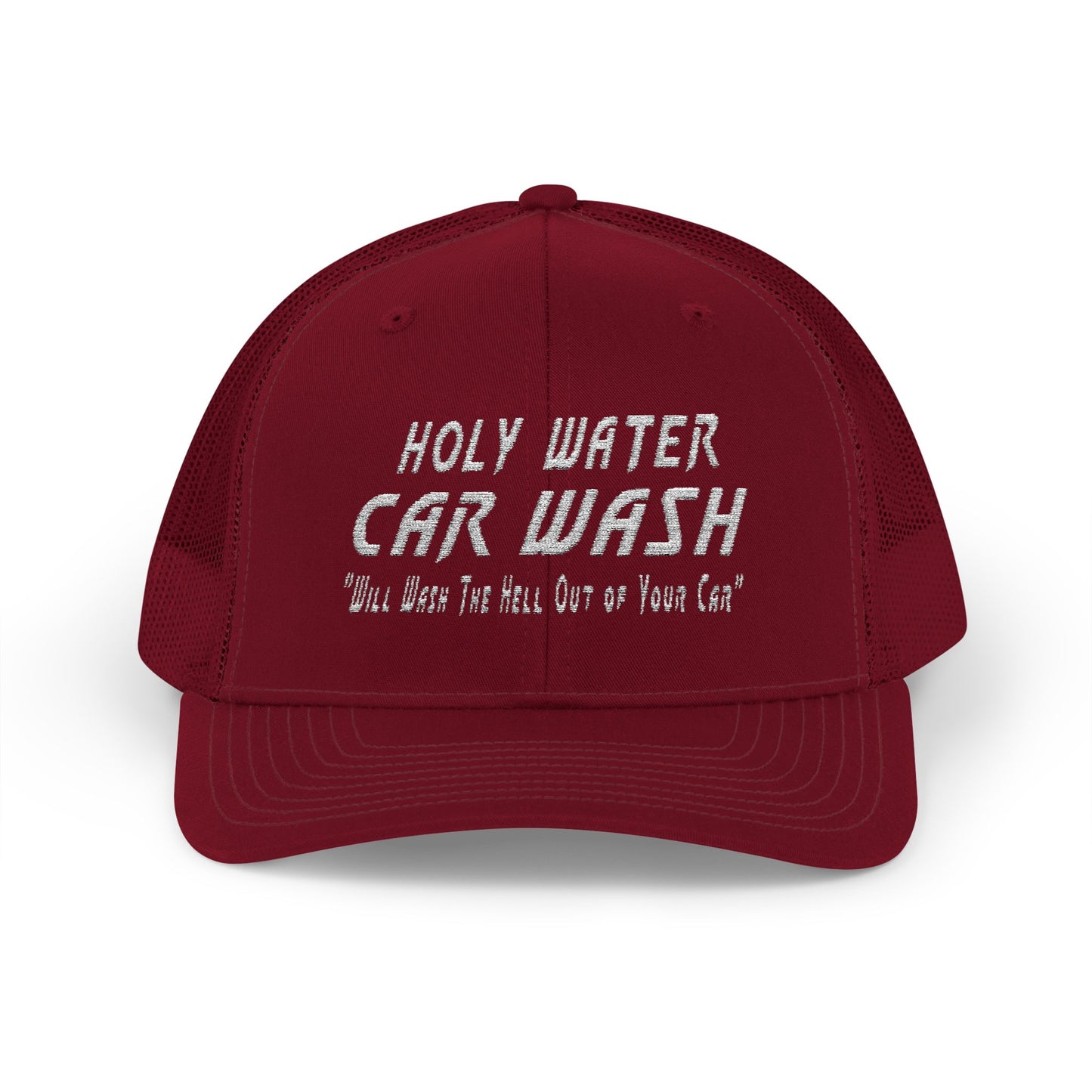 Holy Water Car Wash Embroidered Snapback