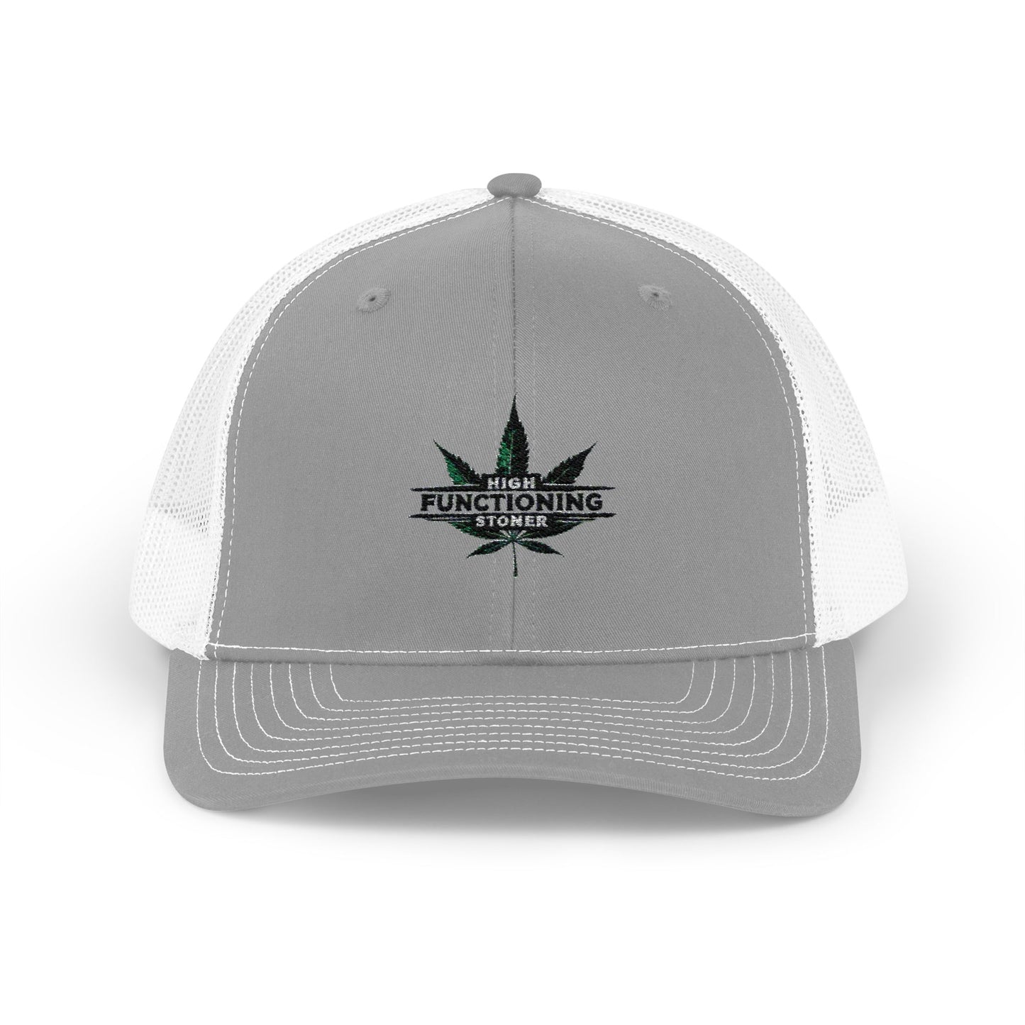 High Functioning Stoner Embroidered Snapback