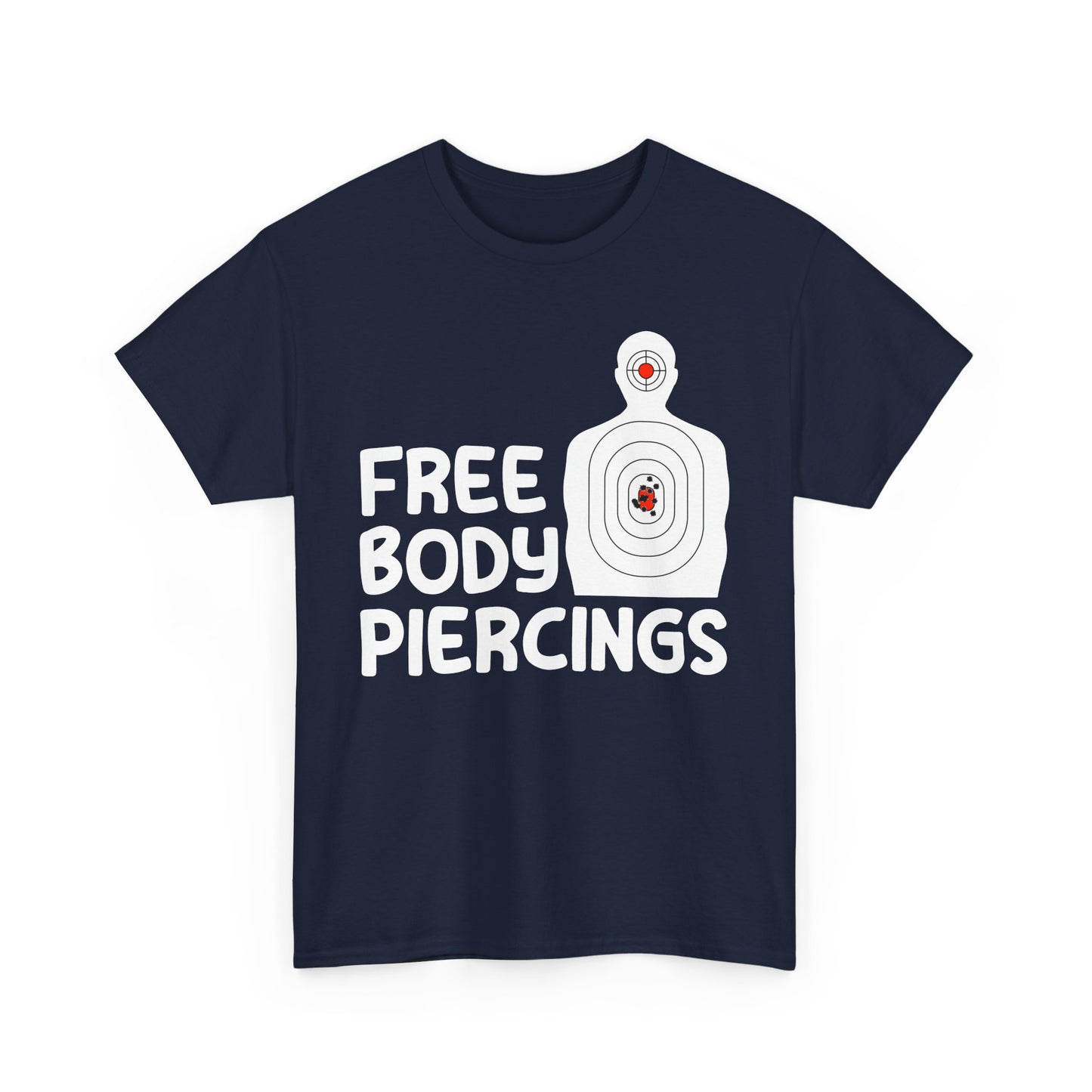 FREE BODY PIERCINGS TEE