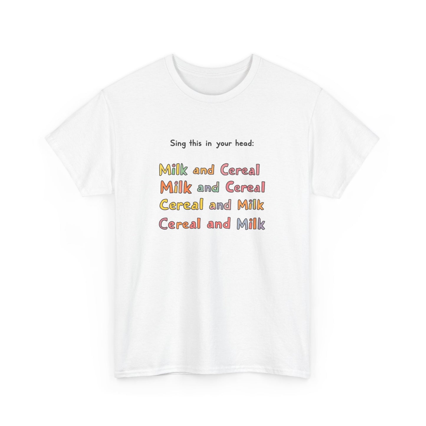 MILK AND CEREAL SONG TEE