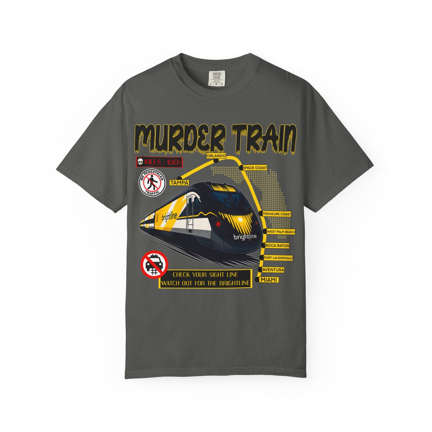 Bright line Murder Train